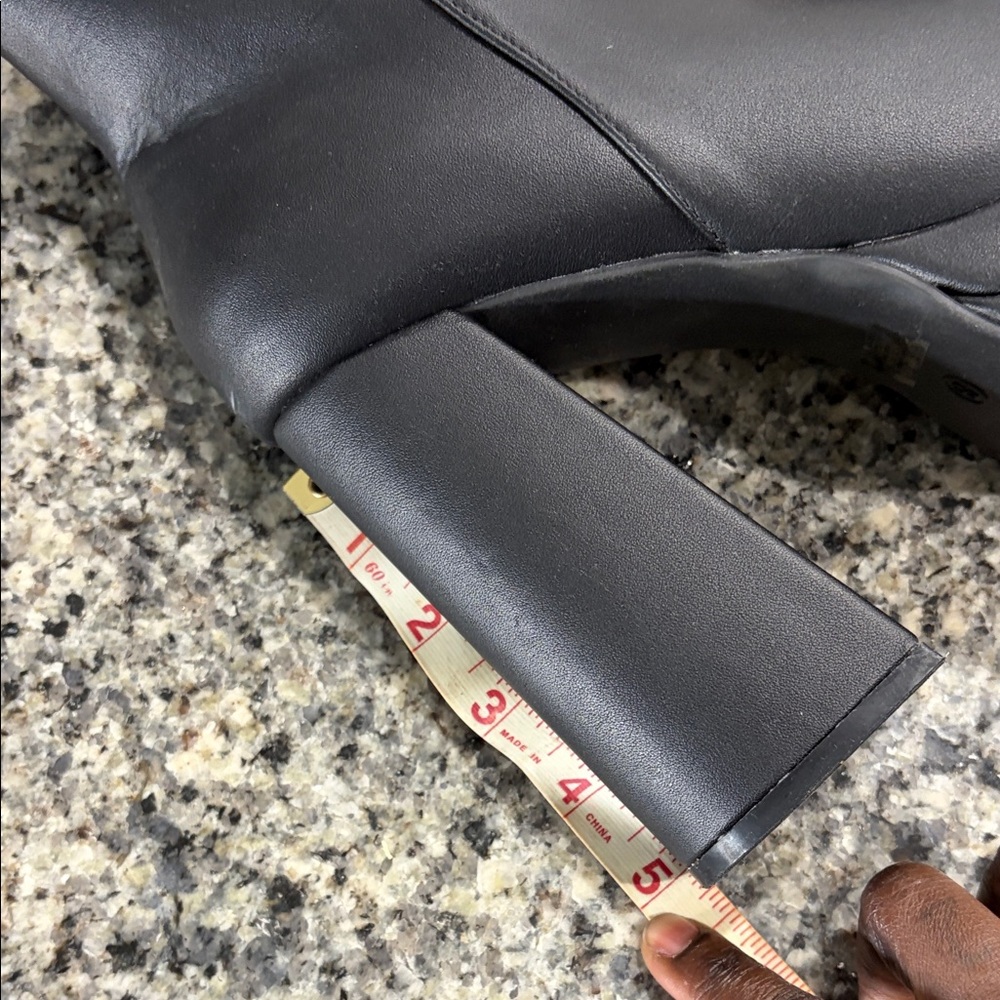 Fashion Nova Black Chunky Heel Boots - Picture 7 of 12
